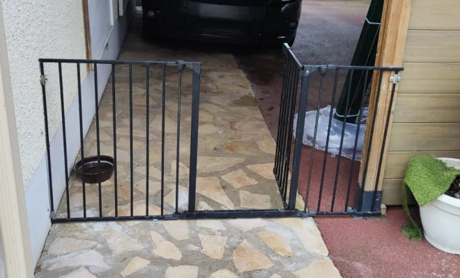 Remplacement d'un portillon, Angoulême, Pierre Brico